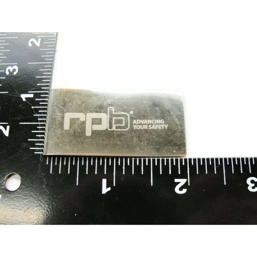 RPB Money Clip Stainless Steel RPB Advancing Your Safety Cash